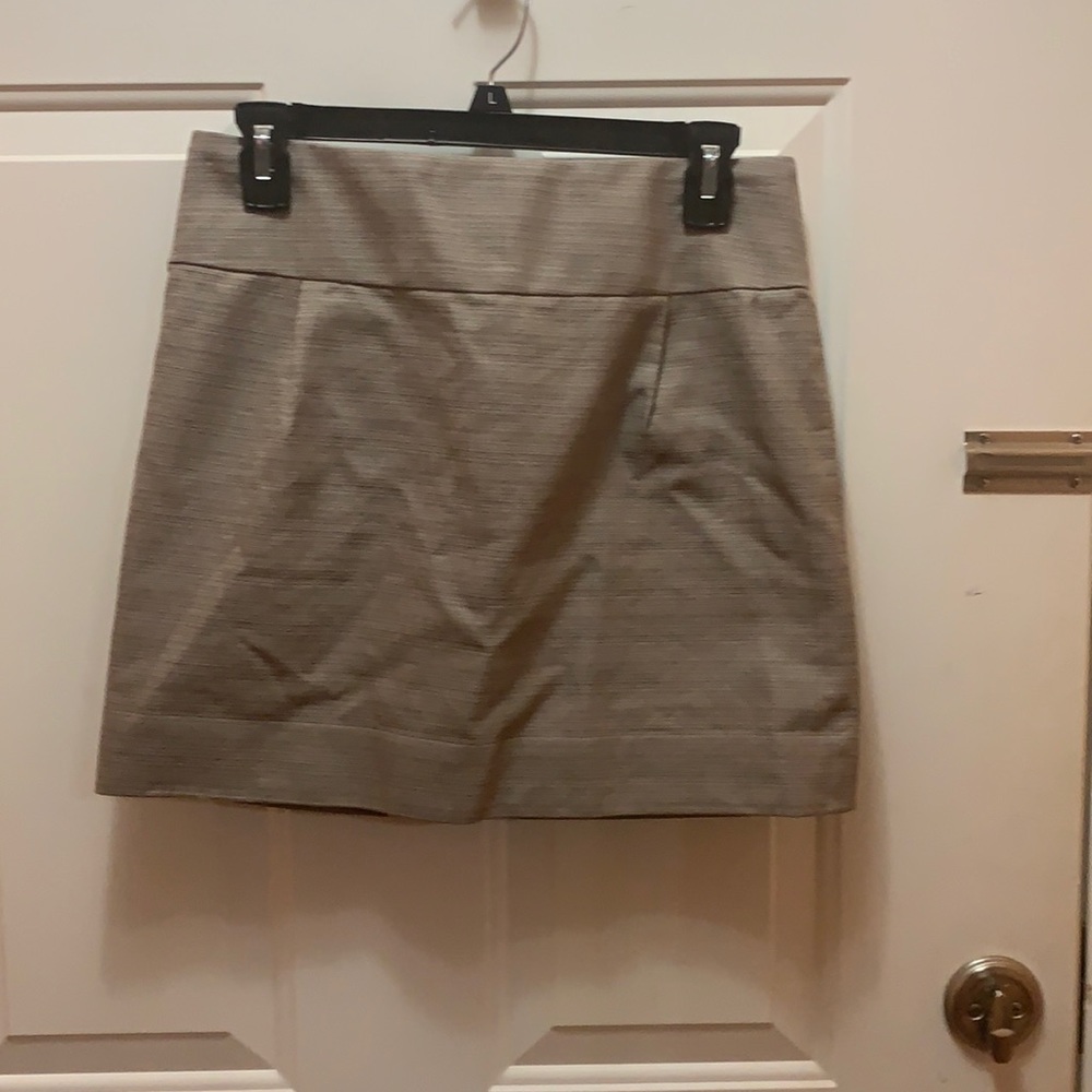 J.Crew Factory taupe textured mini skirt Size 2